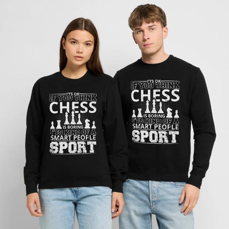 Pièces d’échecs Jeu d’échecs Échecs Échecs Sweat-shirt Unisexe