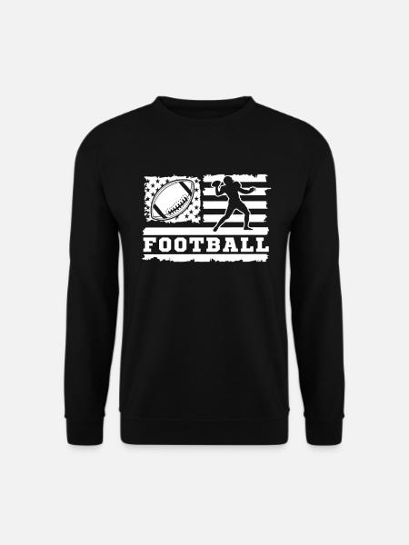 American Football Touchdown Quarterback Geschenk - Unisex Pullover - Schwarz