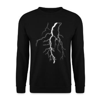 Blitz - Unisex Pullover - Schwarz - Vorne - Alina (178cm) & Michal (187cm)