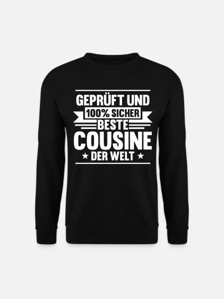 Beste Cousine - Unisex Pullover - Schwarz