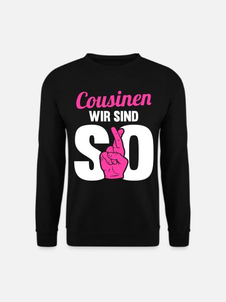 Cousine Cousinen - Unisex Pullover - Schwarz