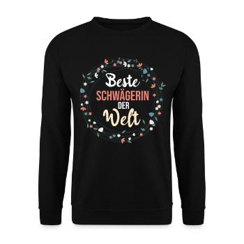 Beste Schwägerin - Unisex Pullover - Schwarz - Vorne - Alina (178cm) & Michal (187cm)