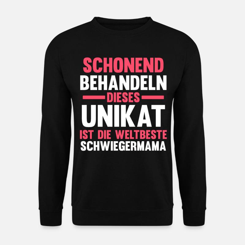 Schwiegermutter Schwiegermama - Unisex Pullover - Schwarz
