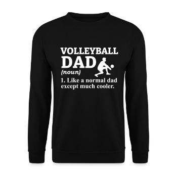 Volleyball Volleyball Player Beach Volleyball Player - Unisex Sweatshirt - black - Front - Alina (178cm) & Michal (187cm)