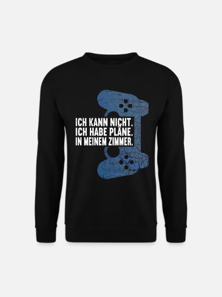 Gamer Zocker Zocken Videospiele Jungen Teenager - Unisex Pullover - Schwarz