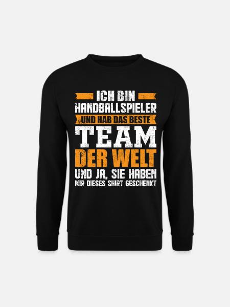 Handball Team Geschenk - Unisex Pullover - Schwarz