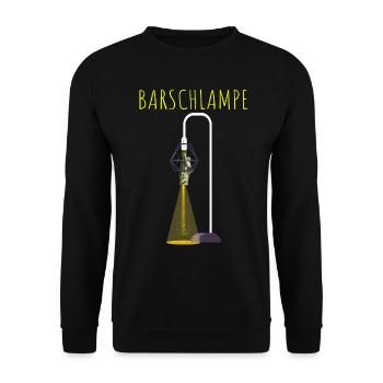 Barsch lustiges Angler Wortspiel Barschlampe - Unisex Pullover - Schwarz - Vorne - Alina (178cm) & Michal (187cm)