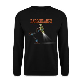 Barsch lustiges Angler Wortspiel Barschlampe - Unisex Pullover - Schwarz - Vorne - Alina (178cm) & Michal (187cm)