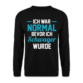 Schwager - Unisex Pullover - Schwarz - Vorne - Alina (178cm) & Michal (187cm)