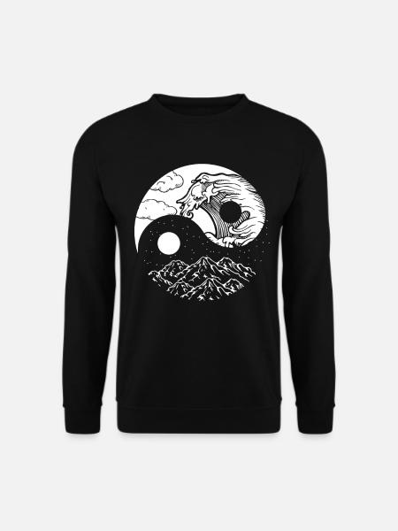 Qigong Qi Gong Tai Chi Chigong - Unisex Pullover - Schwarz