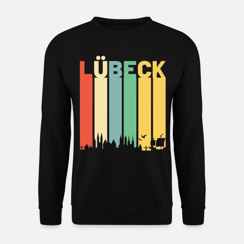 Lübeck - Unisex Pullover - Schwarz
