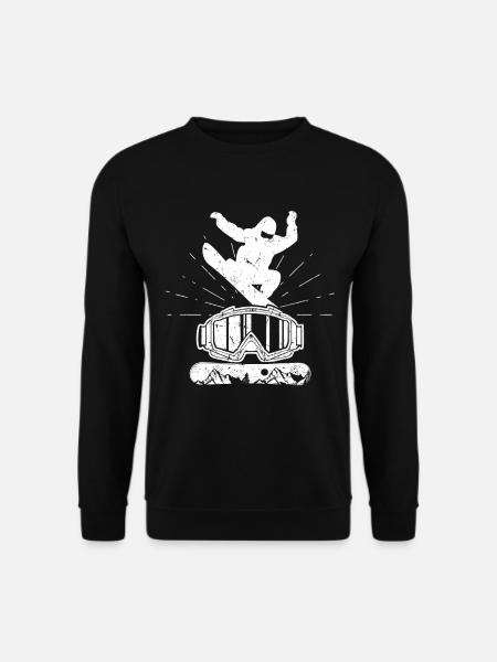 Wintersport Snowboarding Freestyle Snowboarder - Unisex Pullover - Schwarz
