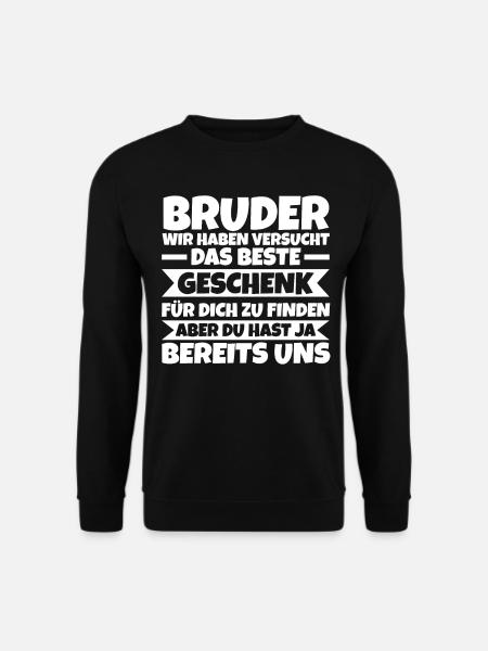 Geschwister Bruder - Unisex Pullover - Schwarz