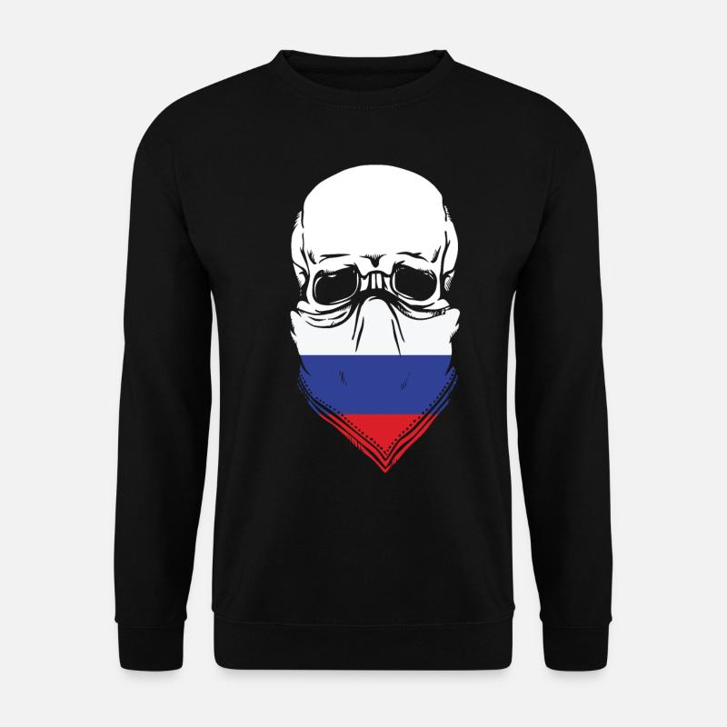 RUSSIA - Unisex Pullover - Schwarz