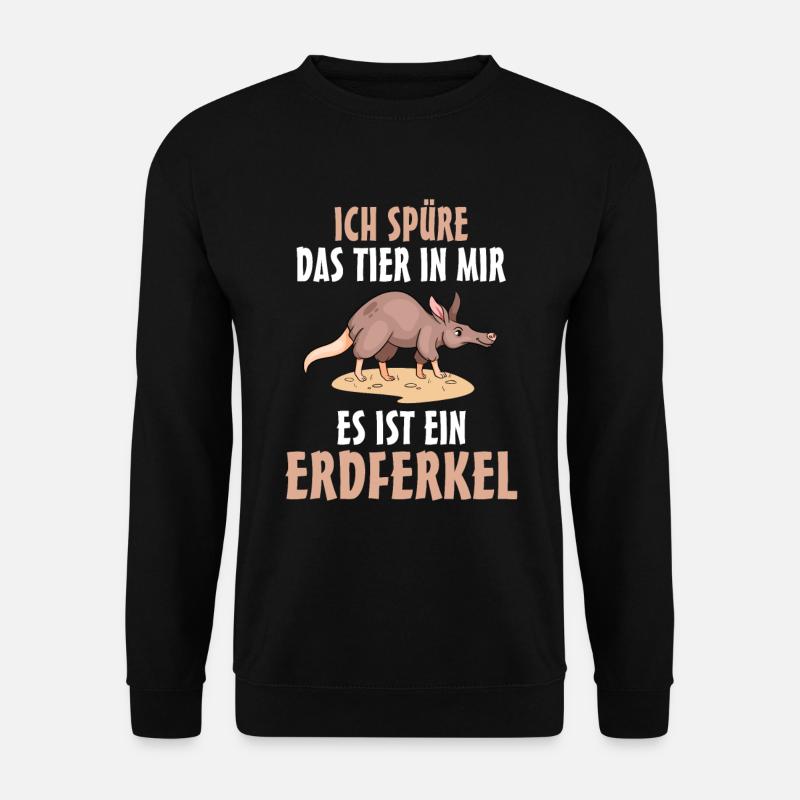 Erdferkel - Unisex Pullover - Schwarz