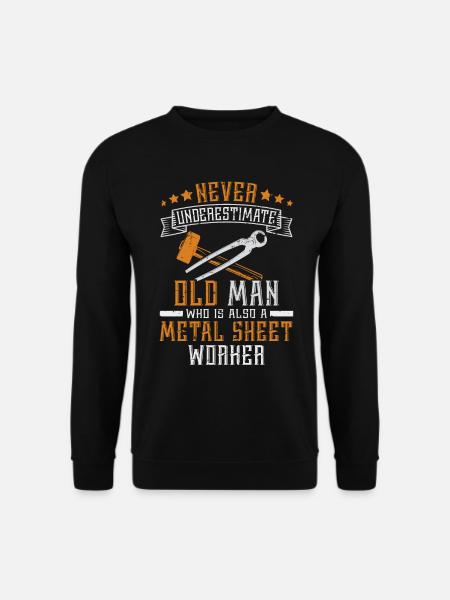 Sheet Metal Working For A Sheet Metal Worker - Unisex Sweatshirt - black