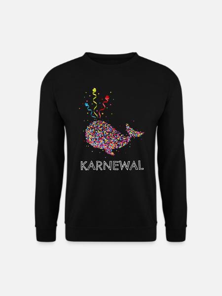 Karneval Kostüm Kostümersatz Fasching - Unisex Pullover - Schwarz