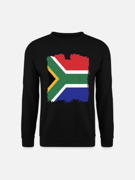 South Africa Flag - Unisex Sweatshirt - black