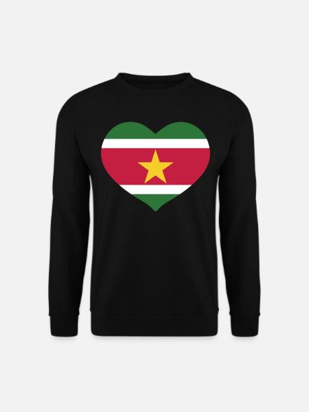 HEART SURINAME - Unisex Sweatshirt - black