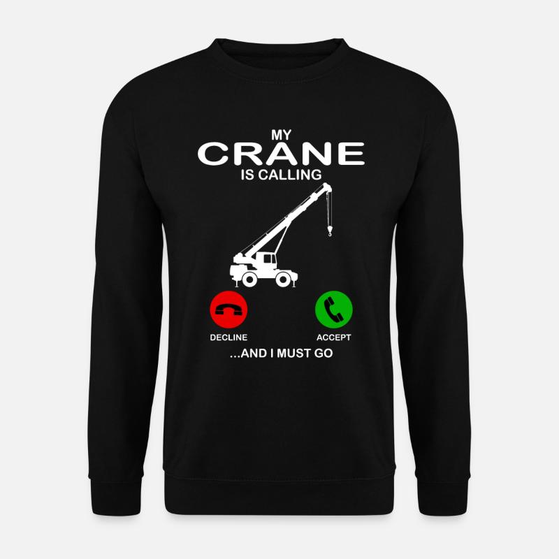 Crane - Unisex Sweatshirt - black