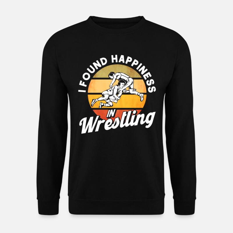 Ringen Ringen Trainer Ringer Geschenk - Unisex Pullover - Schwarz
