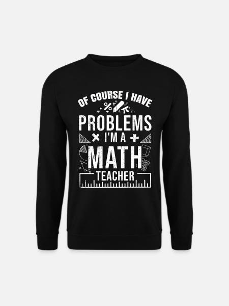 Mathe - Unisex Pullover - Schwarz