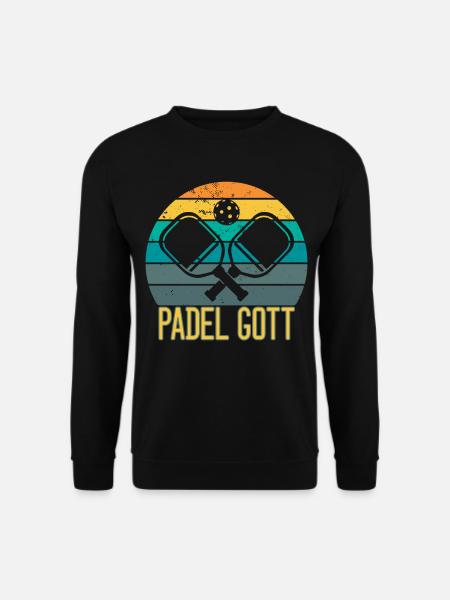 Padel - Padel Gott - Unisex Pullover - Schwarz
