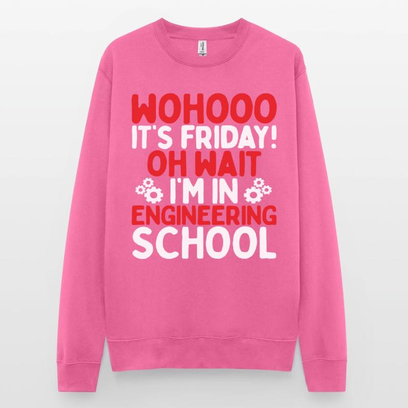 Engineering Study Guide Engineering Student School Unisex Sweatshirt