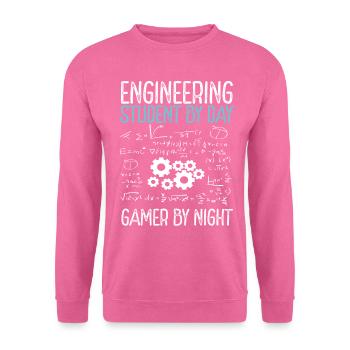 Engineering College Student School Graduate - Unisex Sweatshirt - pink - Front