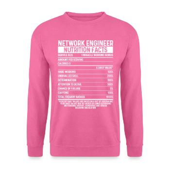 Network Engineer Tool Code Network Engineering - Unisex Sweatshirt - pink - Front