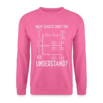 Network Engineer Tool Network Engineering - Unisex Sweatshirt - pink - Front