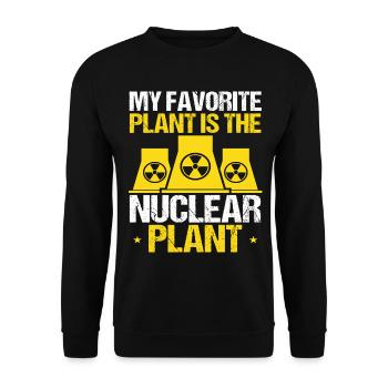 Nuclear Engineer Superpower Engineering Student - Unisex Pullover - Schwarz - Vorne - Alina (178cm) & Michal (187cm)
