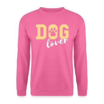 Dog Lover - Unisex Pullover - Pink - Vorne