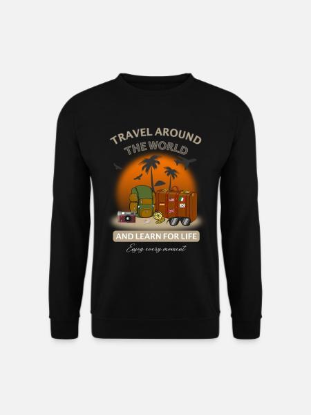 Cooles Motiv für deinen Urlaub und für die Reise - Unisex Pullover - Schwarz