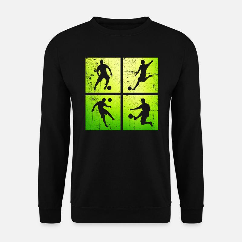Fußball Fußballer - Unisex Pullover - Schwarz