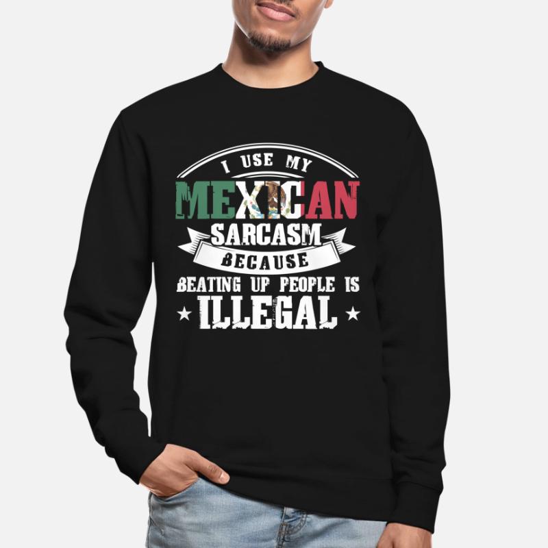 Fier mexicain Drapeau mexicain mexicain Sweat-shirt Unisexe