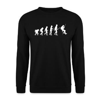 Explorateur de grottes - Sweat-shirt Unisexe - noir - Devant - Alina (178cm) & Michal (187cm)