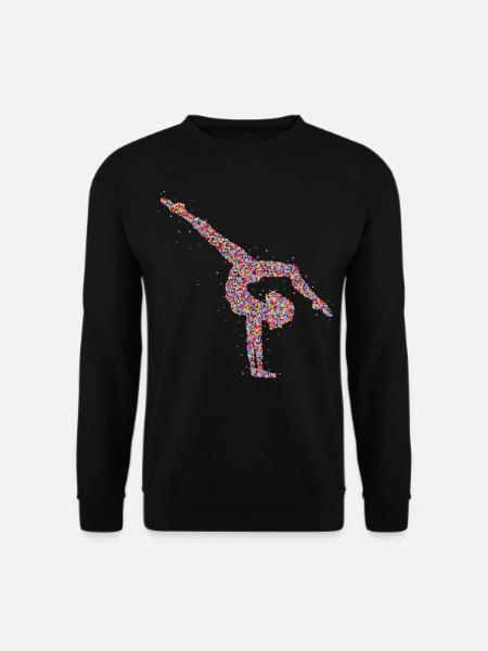 Turnen Gymnastik Turnerin - Unisex Pullover - Schwarz