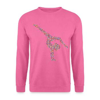 Turnen Gymnastik Turnerin - Unisex Pullover - Pink - Vorne