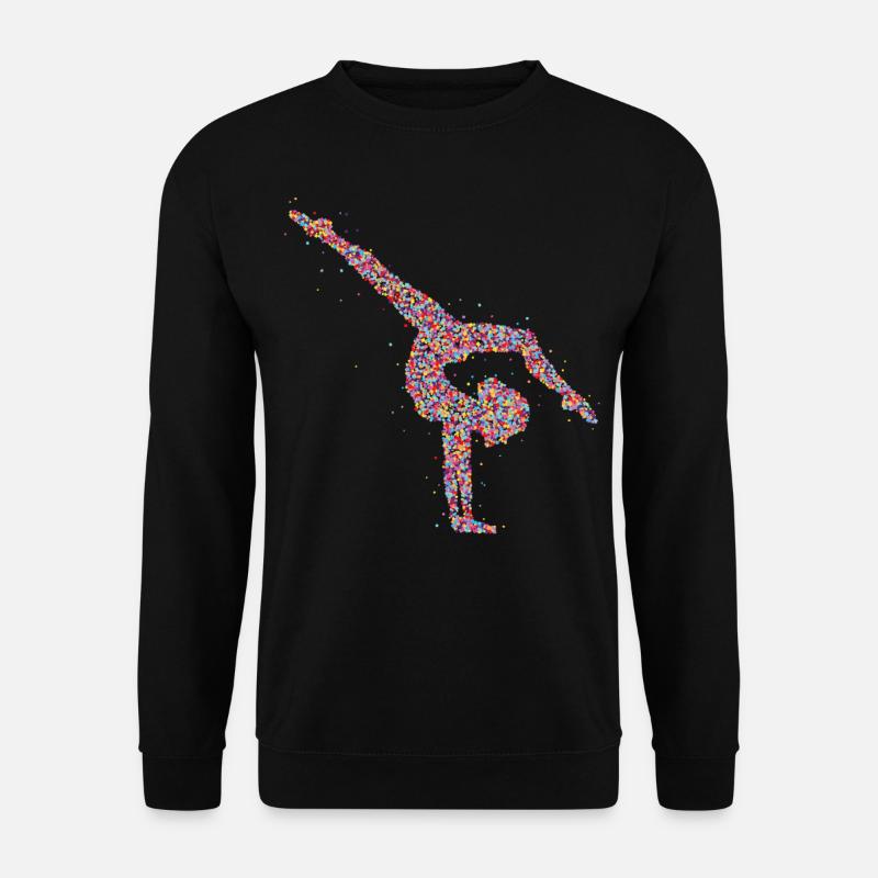 Turnen Gymnastik Turnerin - Unisex Pullover - Schwarz
