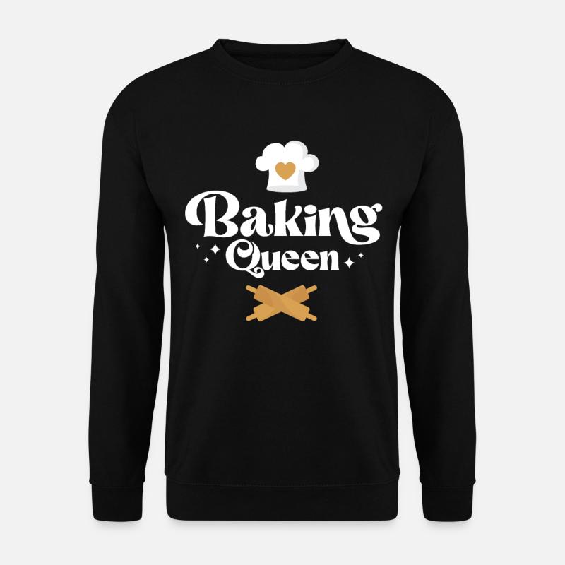Cuisson Cuisson Baking Queen - Sweat-shirt Unisexe - noir