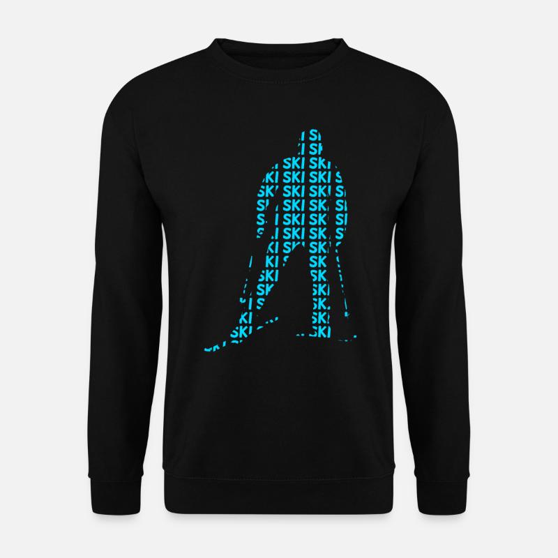 Ski skiers - Unisex Sweatshirt - black