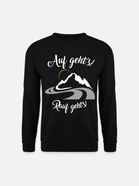 Motoradfahrer Geschenk mit Spruch - Unisex Pullover - Schwarz
