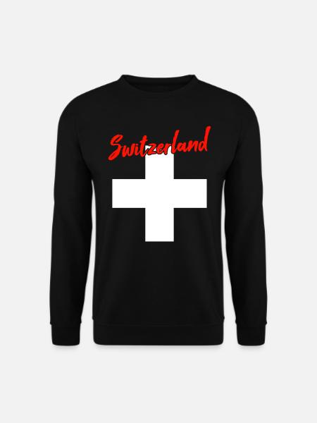 Schweiz Switzerland - Unisex Sweatshirt - black