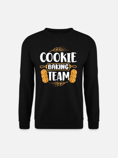 Bake Baking Cookie d’équipe Cookie - Sweat-shirt Unisexe - noir