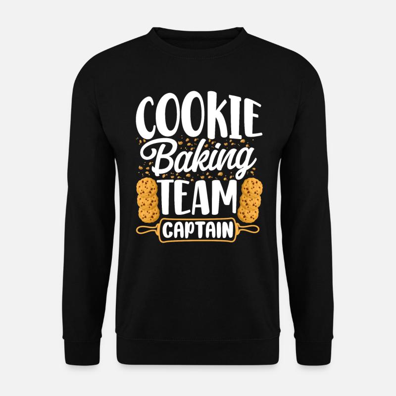 Bake Baking Cookie Team Captain - Unisex Pullover - Schwarz