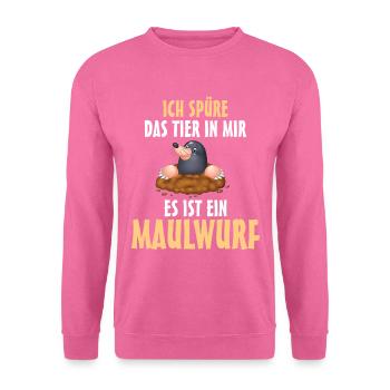 Waldbewohner Wald Maulwurf - Unisex Pullover - Pink - Vorne