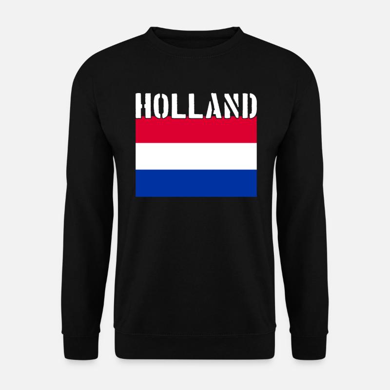 Holland Netherlands Flag - Unisex Sweatshirt - black