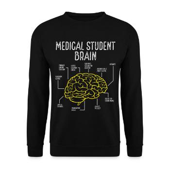 Medical Student Medical School Must Haves Medicals - Unisex Sweatshirt - black - Front - Alina (178cm) & Michal (187cm)