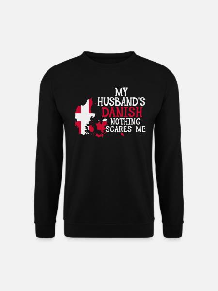 Mand Danmark Gift dansk dansk - Unisex sweater - sort